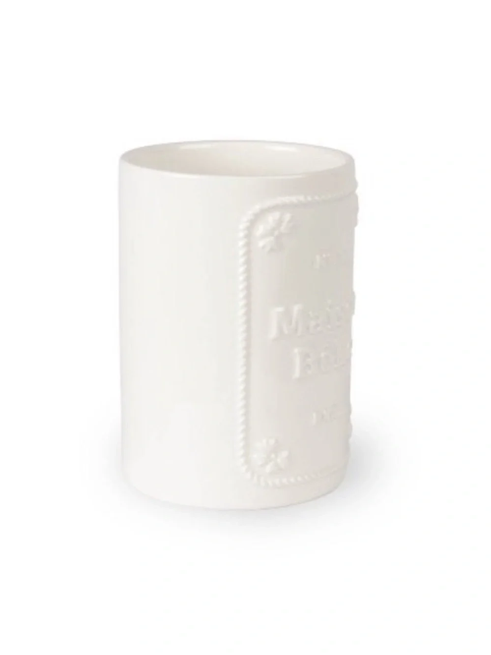 New! Maison Belle Embossed White Ceramic Jar, Target Bullseye’s Playground
